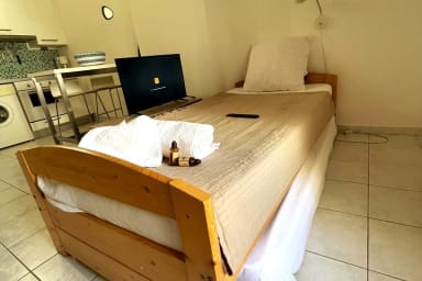 1 lit simple, le second lit dans le tiroir du dessous