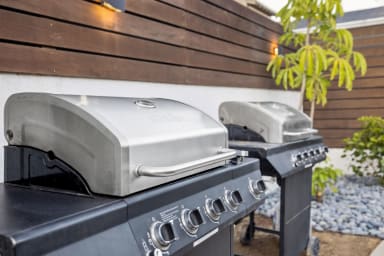 Relax, grill, and unwind in our cozy outdoor lounge.