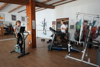 Salle de sport du camping