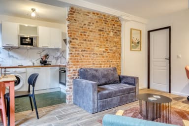Salon confortable et cosy 