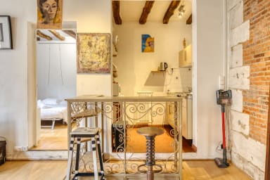 Kitchenette avec bar