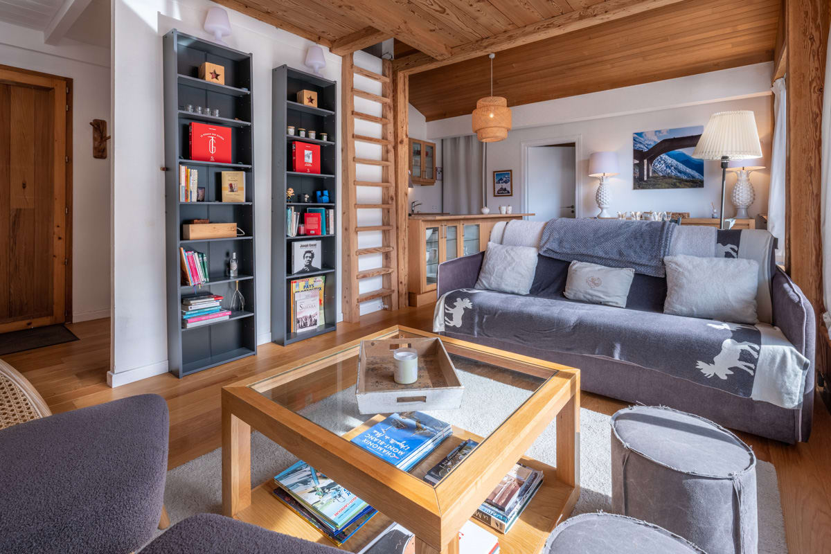 Bel appt Vue Mont Blanc au pied des pistes