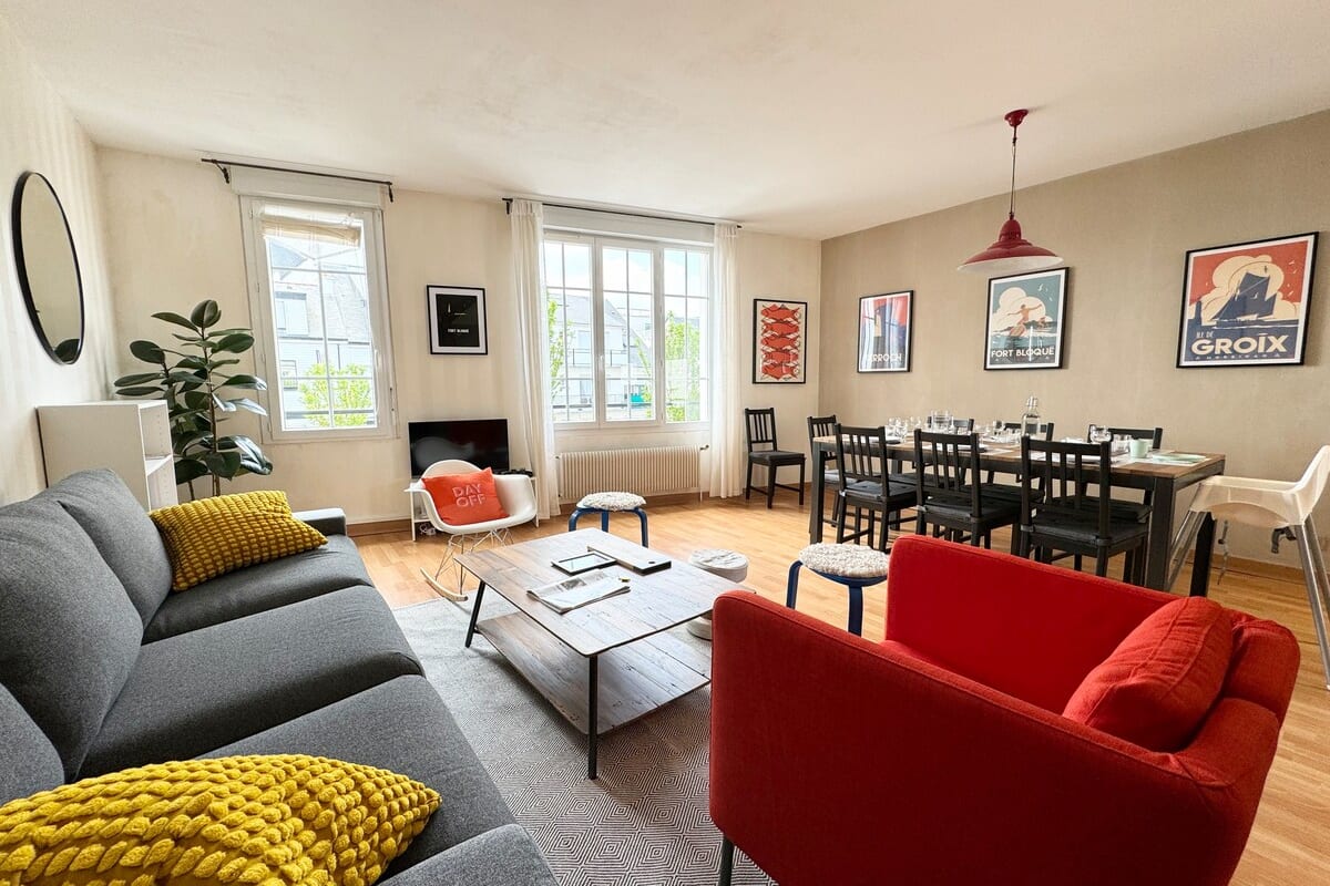 Immobilier Grand appartement Cosy- Terrasse - 50m de l’océan  