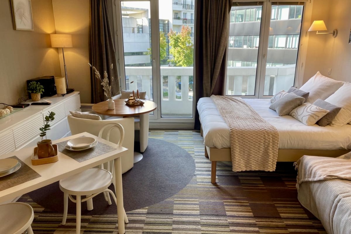  Appartement Paris Porte de Versailles Cosy Lodge 2 Appart hôtel parking wifi 4 pers