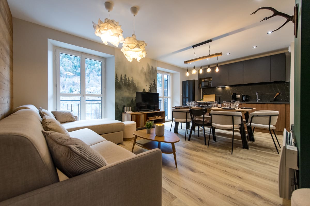 Appartement   ☆☆☆ 3 Vallées & vélo au cœur des Alpes - Cosy 6-8 pers