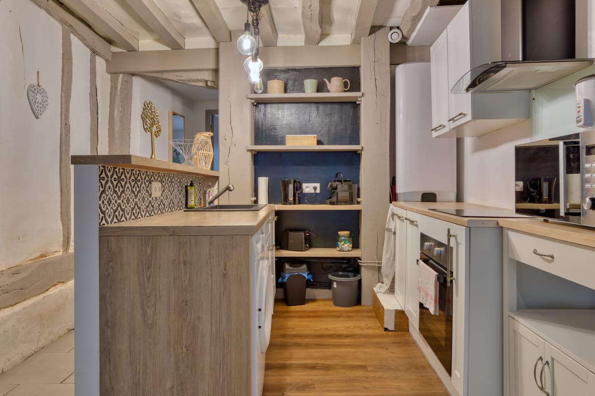  Le Nid Vouté, charmant appartement avec terrasse situé au coeur de Roue 