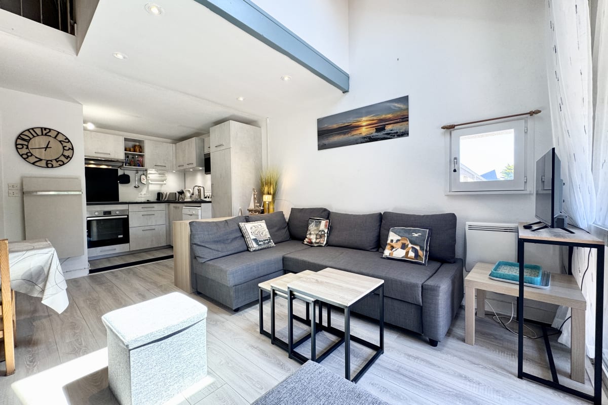  immobilier  Duplex familial – Plage à 200m, sauna et confort