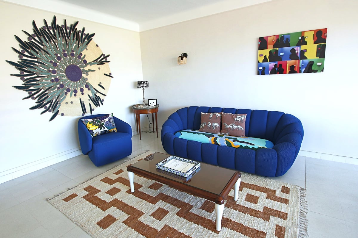  Appartement 3 chambres tout équipé de 105 m2 avec vue mer et collines 