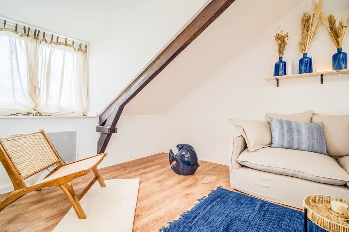  Esprit Surf en Centre-Ville – Studio Mezzanine 