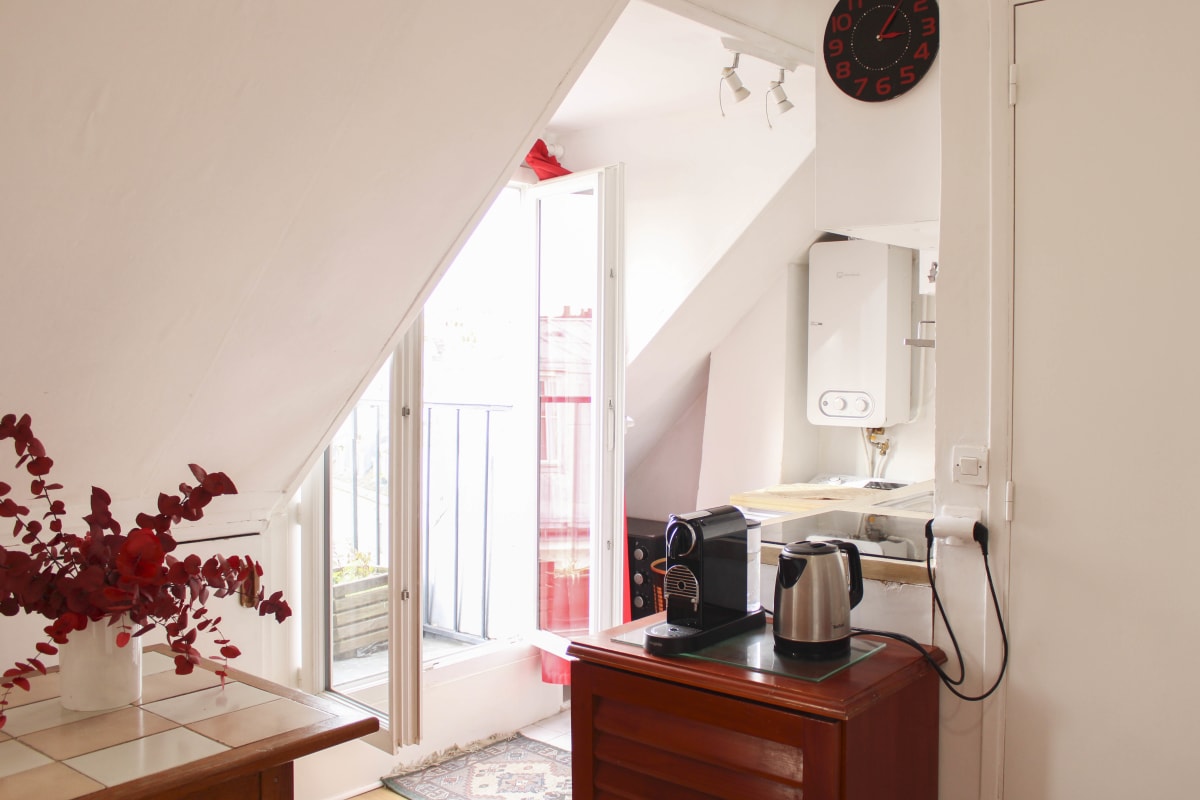 Appartement Appartement avec balcon sous les toits de Paris 