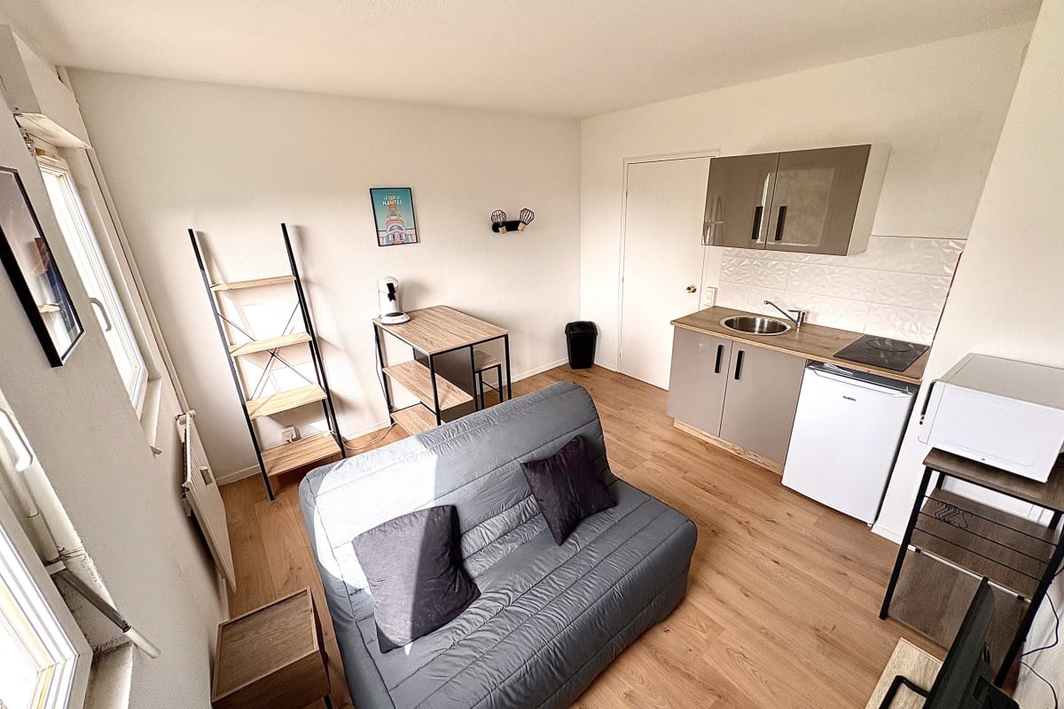 Studio Lumineux avec Vue au Cœur de Nantes