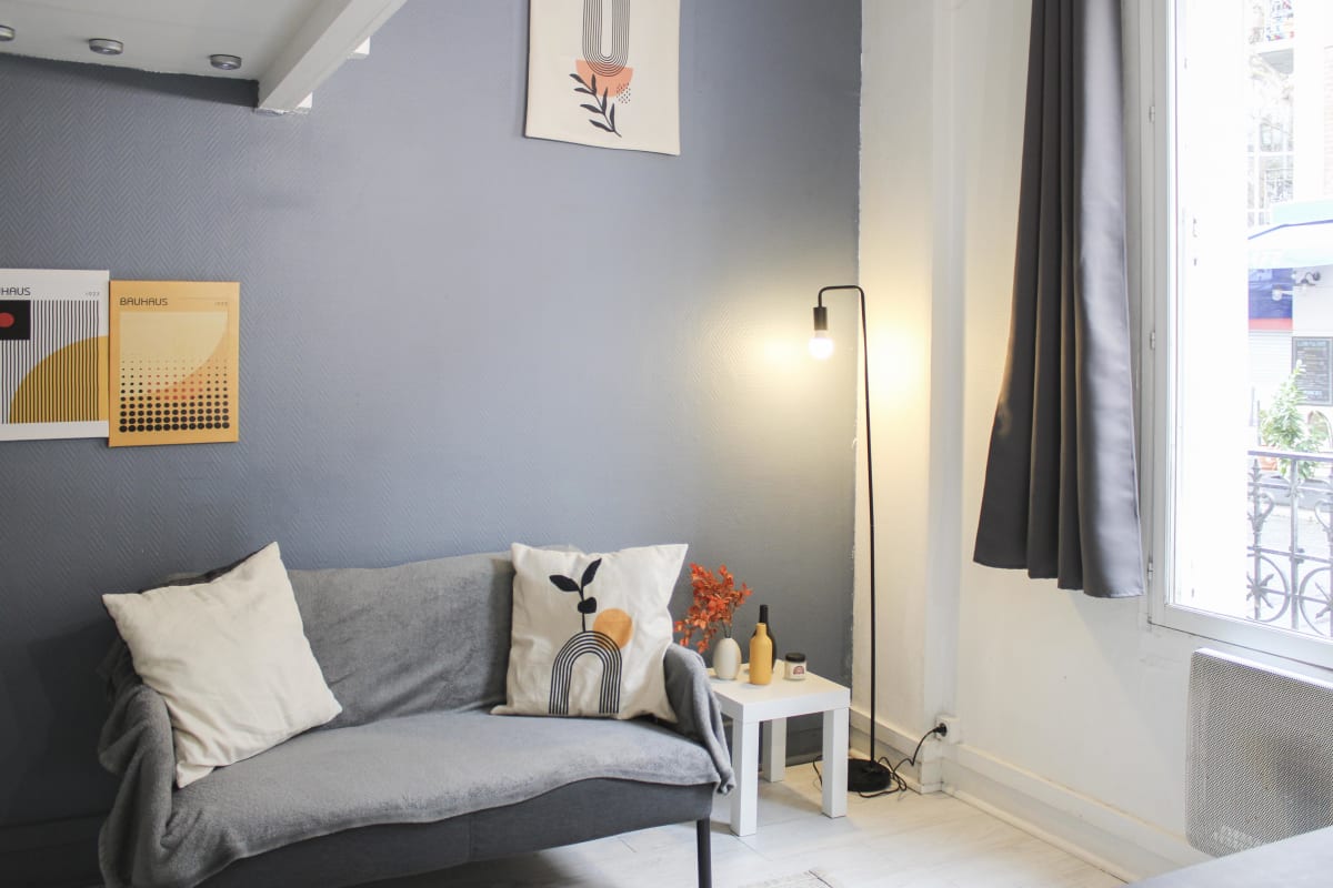  Appartement Studio Cosy & Mezzanine – Proche Métro 13