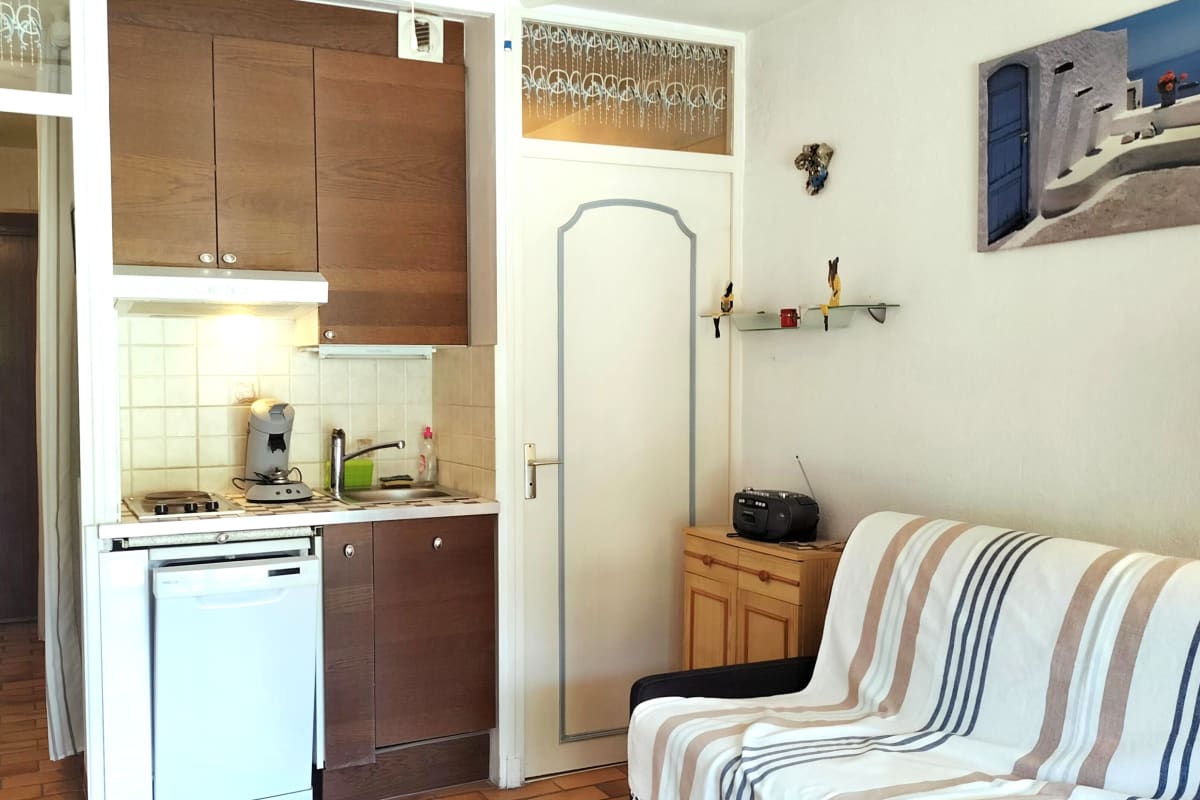  Appartement Studio 4 pers avec piscine à 150m mer
