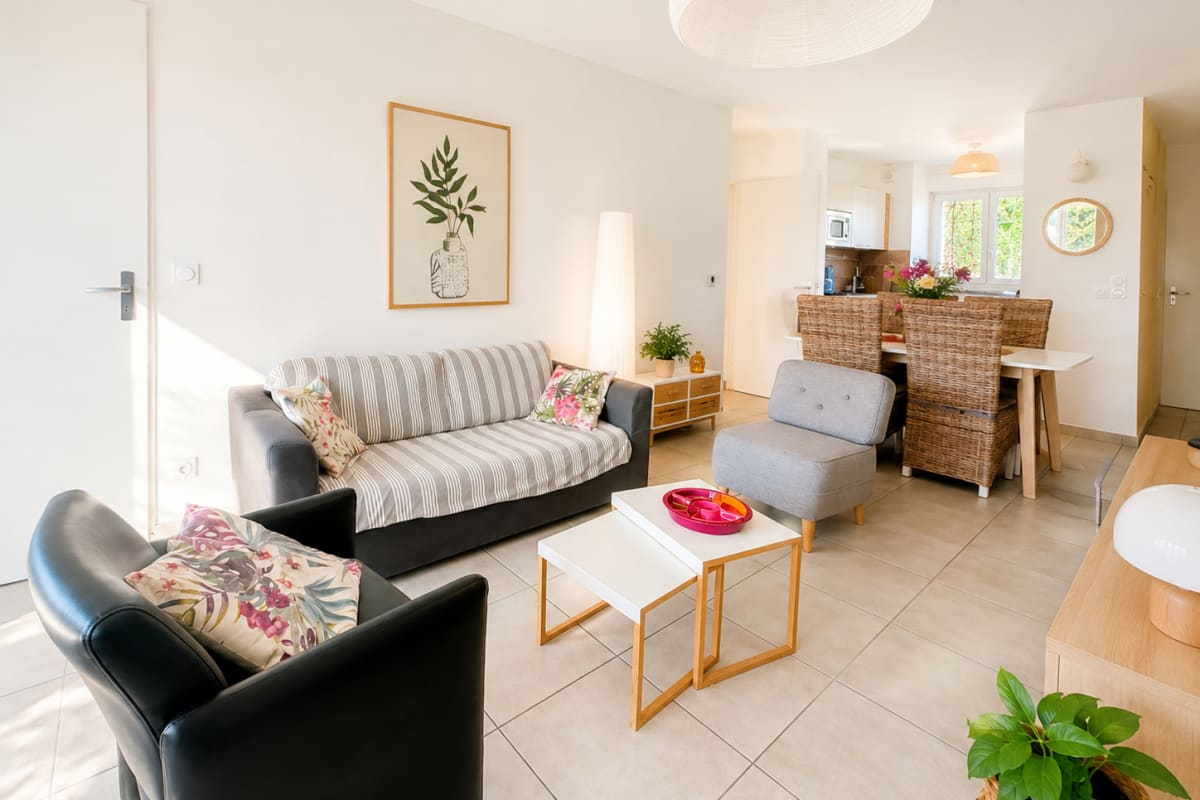 Bel appart avec terrasse & parking privée à Nice