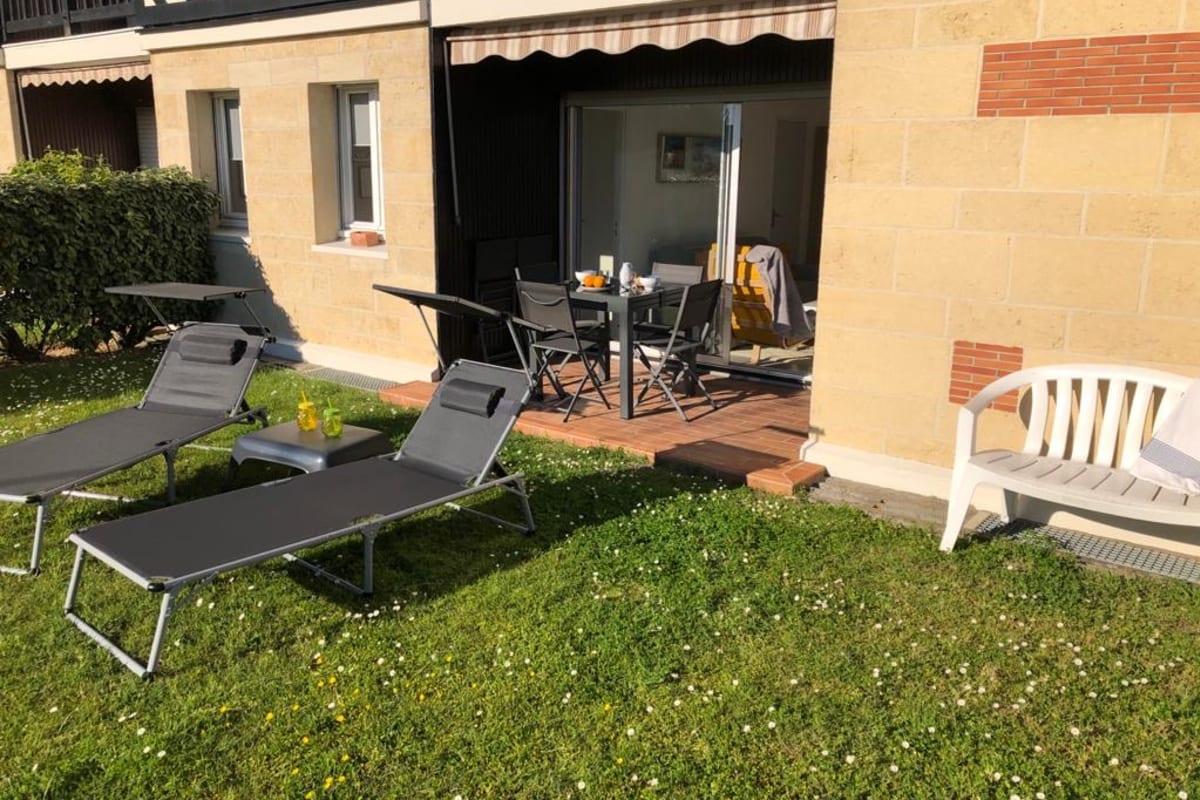 Magnifique Appt Avec Jardin à 2 Min De La Mer