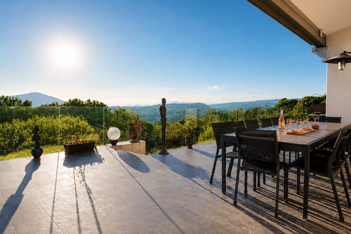 Immobilier Villa spacieuse avec piscine et vue sur la baie  