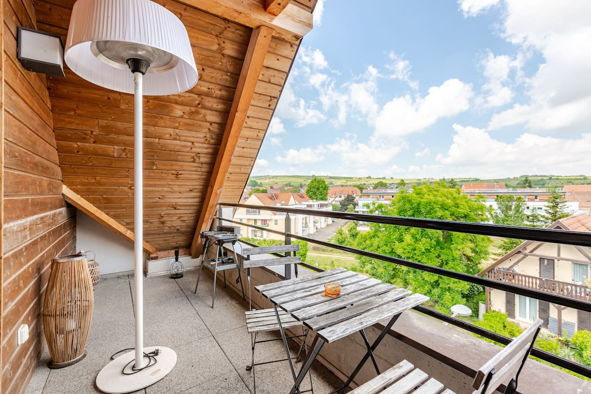  Sublime Studio, 2 terrasses + vue sur le vignoble 