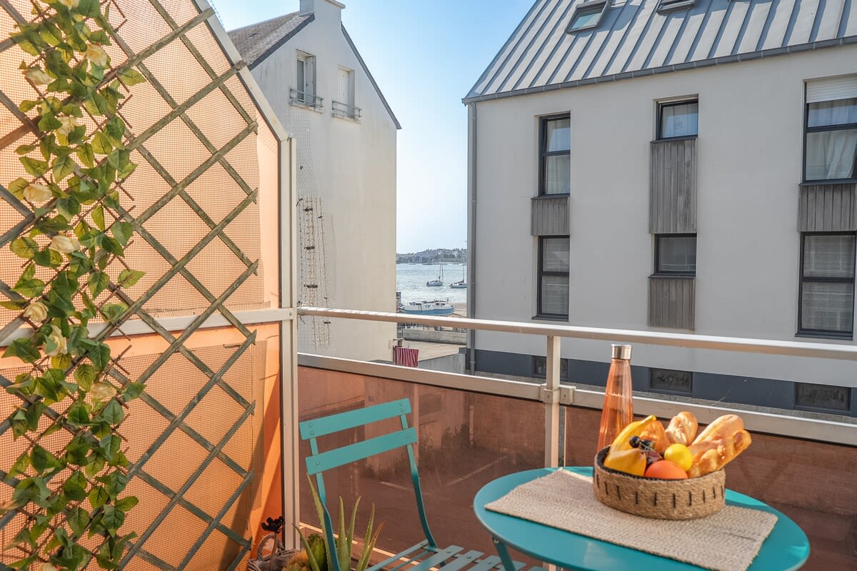  immobilier  Vue mer et garage privé • Port de Kernével