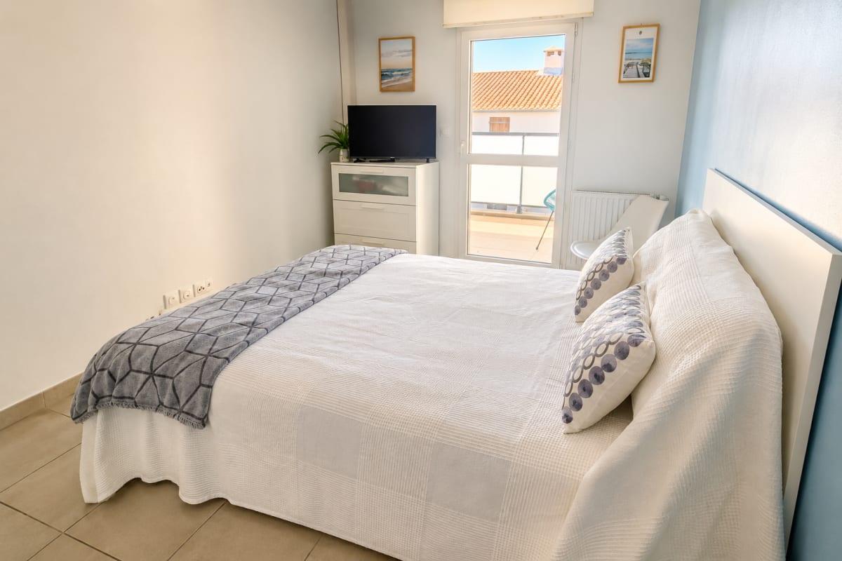Appartement   Résidence Cœur Marin : T2 climatisé avec terrasse et parking proche plage 