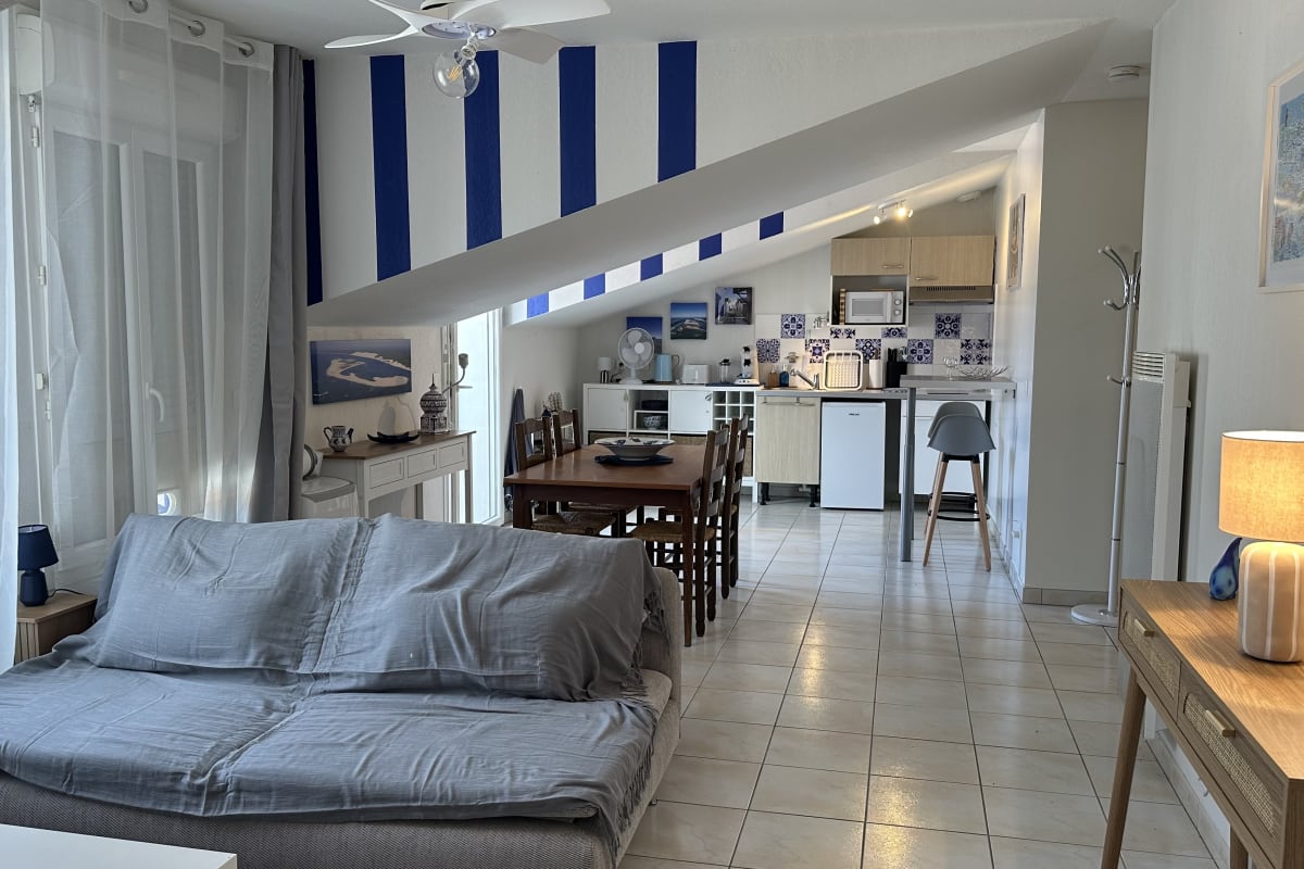 Appartement proche Bassin d'Arcachon avec balcon