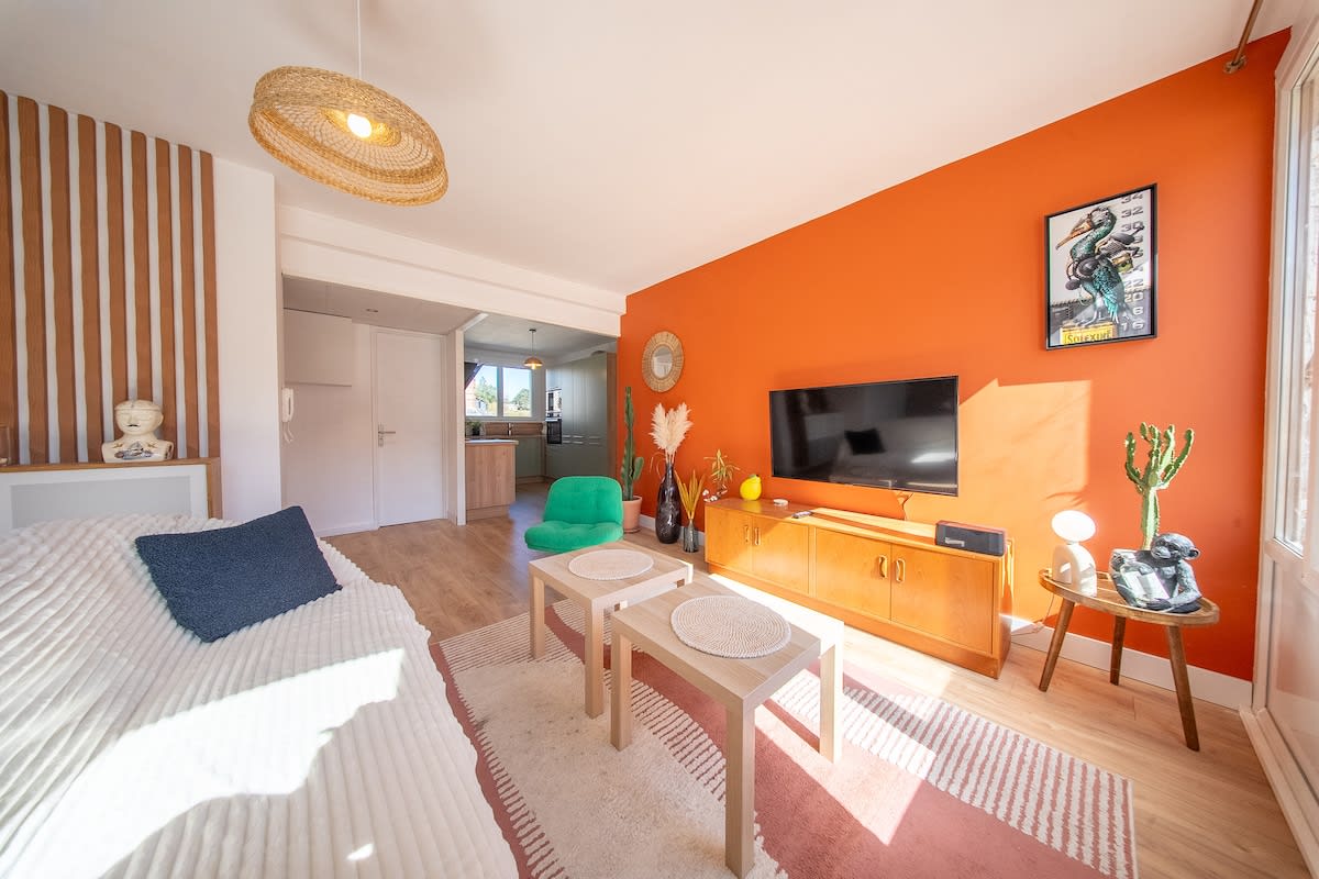 Appartement Grand T4 design - Terrasse - Centre 