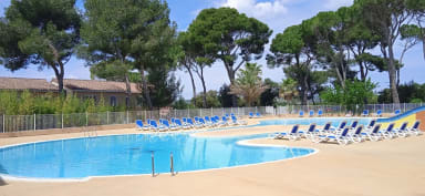Outdoor pool, open May to mid September, photo taken May 2022