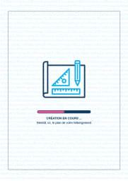 Plan au sol de Villa en location saisonnière à Moule en Guadeloupe