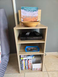 DVD player and numerous DVDs