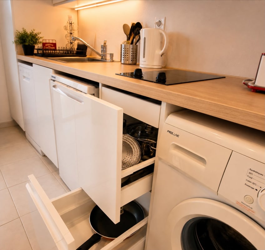  Chez Dominique - Studio 2-4pers centre Antibes Fourmilliere - 1er  