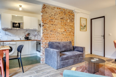 Salon confortable et cosy 