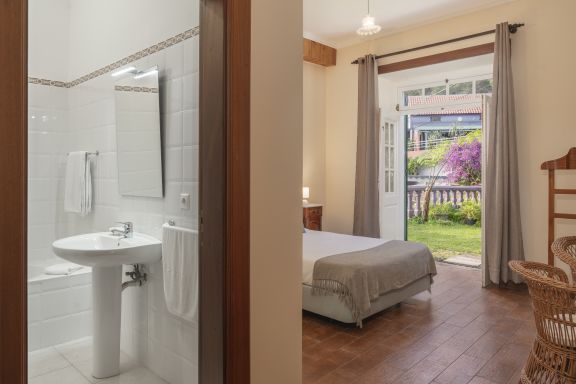 Casa da Fajã Alta 1, Chambre double avec petit déjeuner
