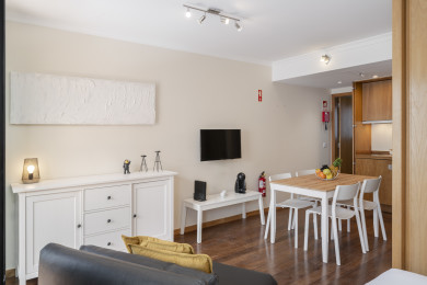 Livingroom and dining area