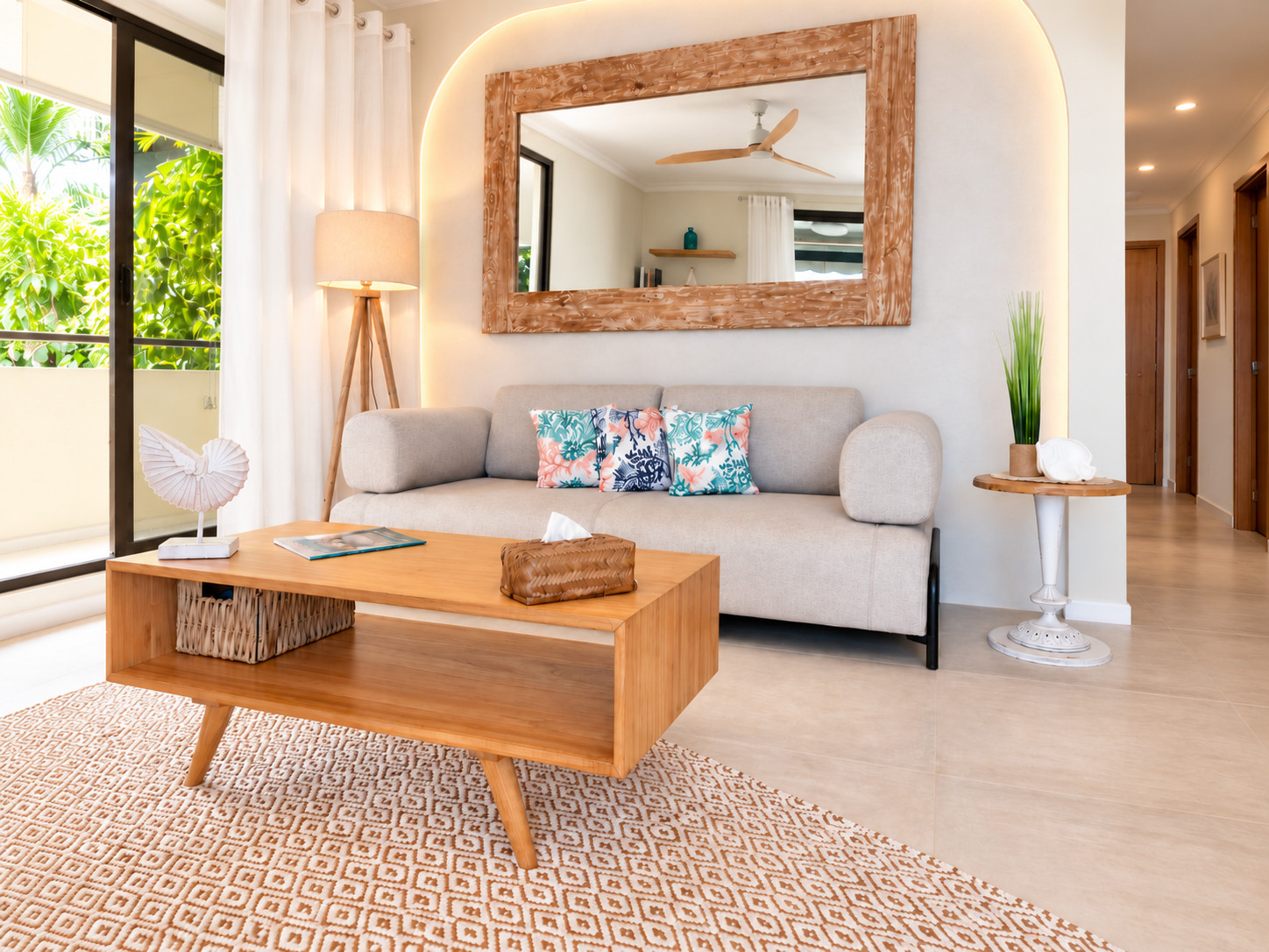 Interior of a rental offered by Iaorana Agency