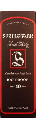 Springbank 10 years 100 Proof 70cl