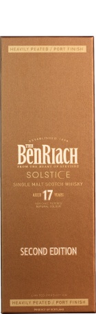 Benriach 17 years Solstice Heavily Peated Port Finish 70cl