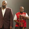 Lenny Henry (Antipholus of Syracuse), Lucian Msamati (Dromio of Syracuse) in The Comedy of Errors