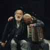 David Warner (Lear) and John Ramm (Fool). Photo by Clare Park