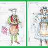 Costume Designs for 'Simon', 'Dame' and 'Jack'