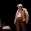 Desmond Barrit as Sir John Falstaff and Anita Dobson as Mistress Quickly