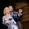 Hannah Waddingham (Lille Vanessi) and Alex Bourne (Fred Graham)