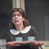 Mel Giedroyc as Lassiter in The Opinion Makers