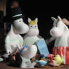 Moominpappa, Moomintroll, Snorkmaiden and Moominmamma