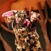 Tom Crook as The Gruffalo and Susanna Jennings as the Mouse