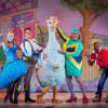 Abigail Rosser as Princess Jill, Matt Dempsey as Prince Jack, Alix Ross as Priscilla, Clive Rowe as Mother Goose and Kat B as Billy Goose
