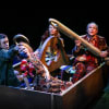 Michael Hugo (Spiller), Shelley Atkinson (Homily), Vanessa Schofield (Arrietty) and Nicholas Tizzard (Pod)