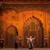 Michael Coleman as Pasha and Juan Rodriques as Pasha's Assistant in English National Ballet's production of Le Corsaire