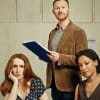 Catherine Tate, Mark Gatiss and Nina Sosanya