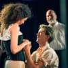 Ej Martin as Helena, Ruari Cannon as Demetrius and Lawrence O'Connor as Theseus