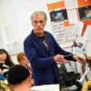 Garry Cooper and the cast of Brassed Off in rehearsal