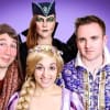 Jo Wickham (Witch), Luke Francis (Prince Brian), Rebecca Ayres (Rapunzel) and Dan Dawes (Narrator)